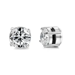 Eron - Örhänge Magnetic Round Stål