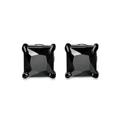 Eron - Örhänge Magnetic Square Svart