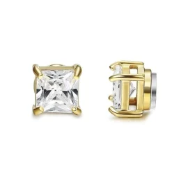 Eron - Örhänge Magnetic Square Guld