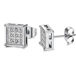 Eron - Örhänge Singel Crystal Stål