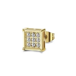 Eron - Örhänge Singel Crystal Guld