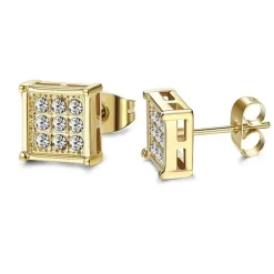 Eron - Örhänge Singel Crystal Guld