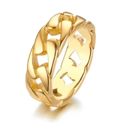 Eron - Ring Chain Guld