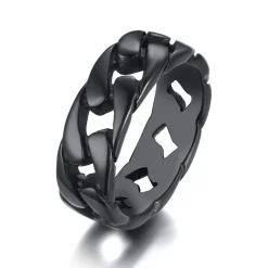 Eron - Ring Chain Svart