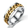 Eron - Ring Rotatable Chain Guld