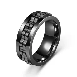 Eron - Ring Rotatable DBL Svart