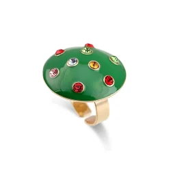 Fashion - Ring Svamp Grön