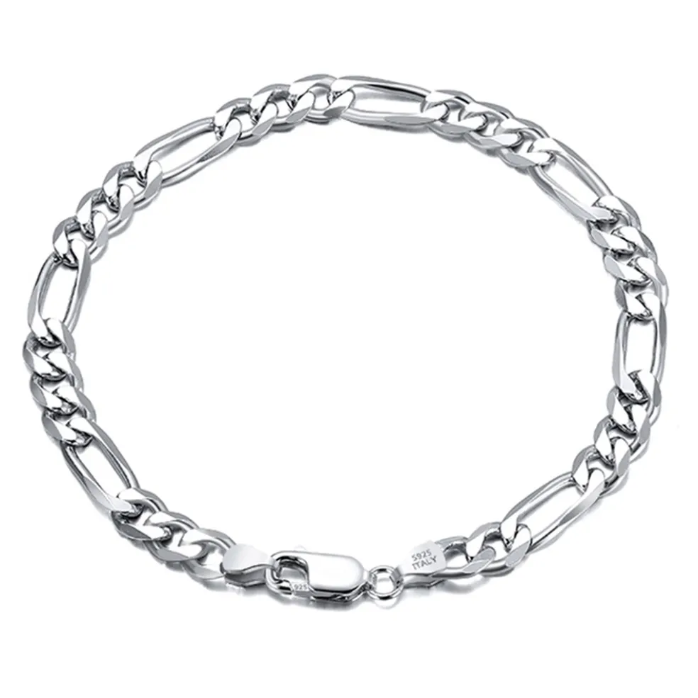 Highnose 925 - Armband Figaro 0,5 Silver