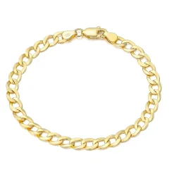 Highnose 925 - Armband Plain 0,5 Guld