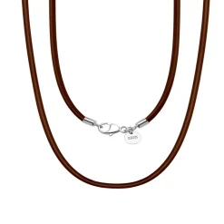 Highnose 925 - Halsband Läder 0,2 Brunt