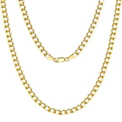 Highnose 925 - Halsband Plain 0,5 Guld