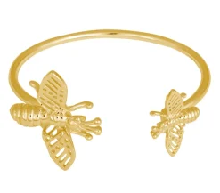 Ioaku - Armband Insekt Bi Guld