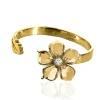 Ioaku - Armband La Fleur Cuff Guld