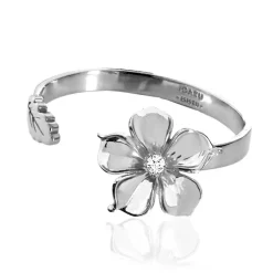 Ioaku - Armband La Fleur Cuff Silver