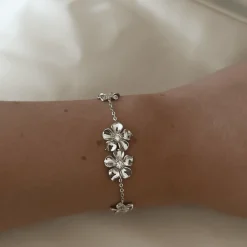 Ioaku - Armband La Fleur Thin Iconic Silver