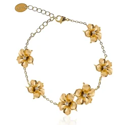 Ioaku - Armband La Fleur Thin Iconic Guld