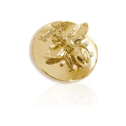 Ioaku - Brosch Queen Bi Coin Guld