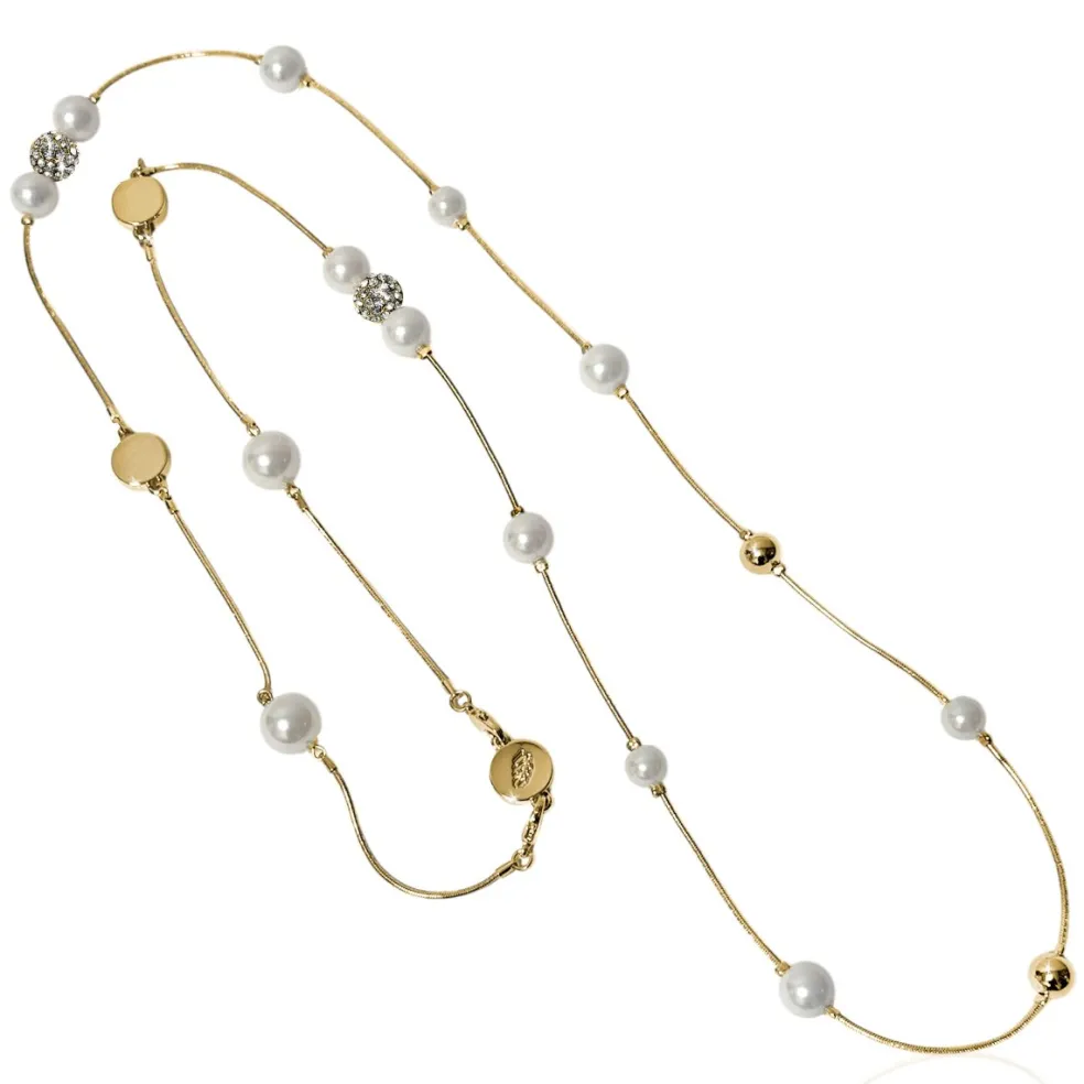 Ioaku - Halsband Berry Iconic Guld Pearl