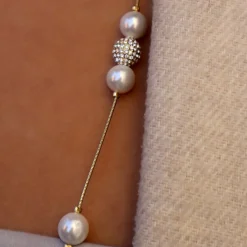 Ioaku - Halsband Berry Iconic Guld Pearl