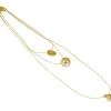 Ioaku - Halsband Globe Multi Guld