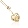 Ioaku - Halsband Heart of Mistletoe Guld
