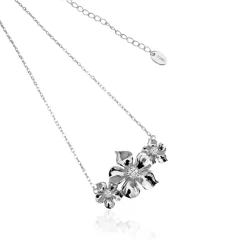 Ioaku - Halsband La Fleur Multi Pendent Silver