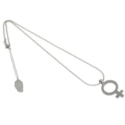 Ioaku - Halsband Sign Kvinna Mini Stål