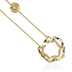 Ioaku - Halsband Winter Flower Guld