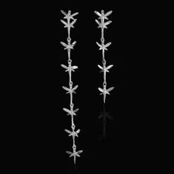 Ioaku - Örhängen Dragonfly Long Stål