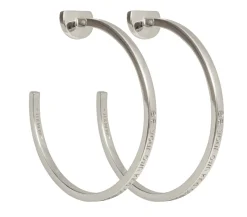 Ioaku - Örhängen Eternity Plain Loops Silver