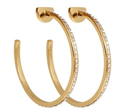 Ioaku - Örhängen Eternity Sparkle Loops Guld