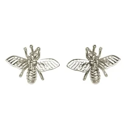 Ioaku - Örhängen Insekt Bi Silver