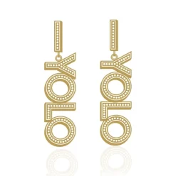 Ioaku - Örhängen YOLO Guld