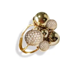 Ioaku - Ring Berry Sparkle Guld