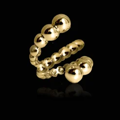 Ioaku - Ring Berry Swirl Guld