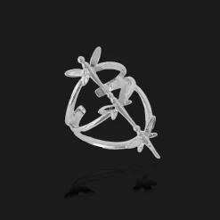 Ioaku - Ring Dragonfly Long Stål