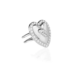 Ioaku - Ring Heart of Mistletoe Silver