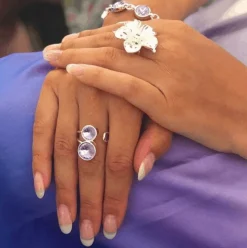 Ioaku - Ring La Fleur Big Silver