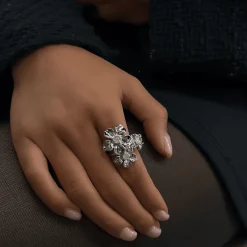 Ioaku - Ring La Fleur Iconic Trio Silver