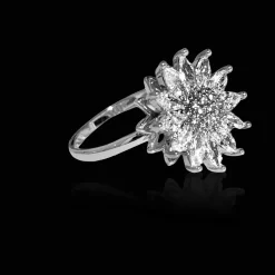 Ioaku - Ring X Bisse Queen Bi Star Guidance Silver Vit