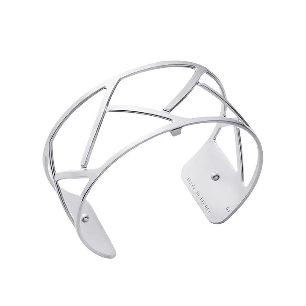 Les Georgettes - Armband 25 Tresse Silver