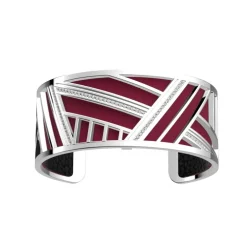 Les Georgettes - Armband 25 Ruban Silver CZ