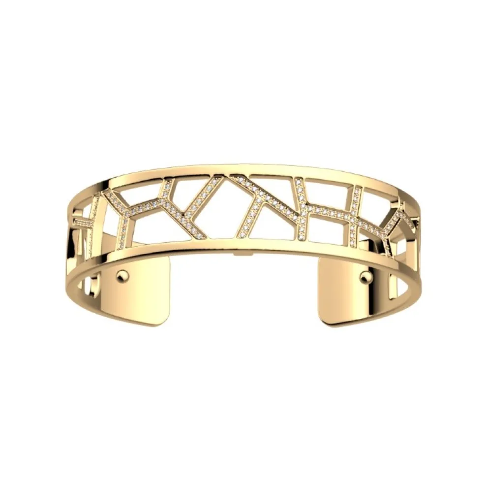 Les Georgettes - Armband 14 Zirconia Girafe Guld