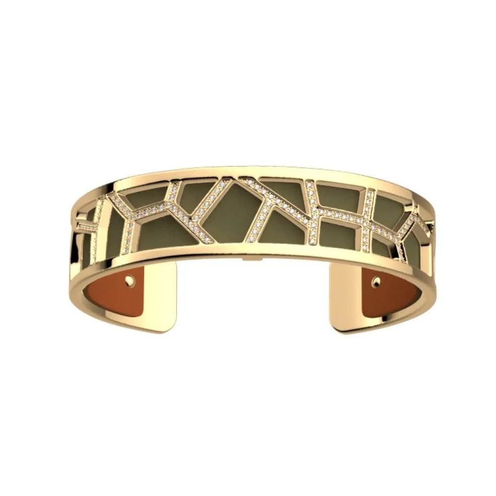 Les Georgettes - Armband 14 Zirconia Girafe Guld