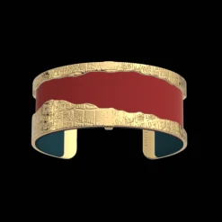 Les Georgettes - Armband 25 Caiman Guld