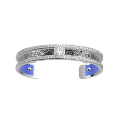 Les Georgettes - Armband 08 Zirconia Nuit Silver
