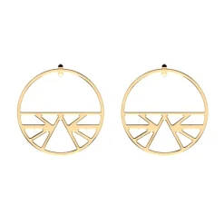 Les Georgettes - Örhängen Ring 43 Ibiza Guld