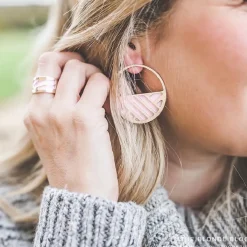 Les Georgettes - Örhängen Ring 43 Ibiza Guld