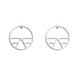 Les Georgettes - Örhängen Ring 30 Ibiza Silver