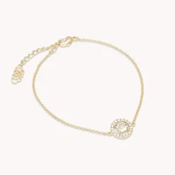 Lily and Rose - Armband Miranda Guld Light Silk